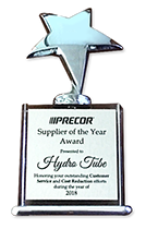 Hydro Tube honored as PRECOR's SUPPLIER OF THE YEAR